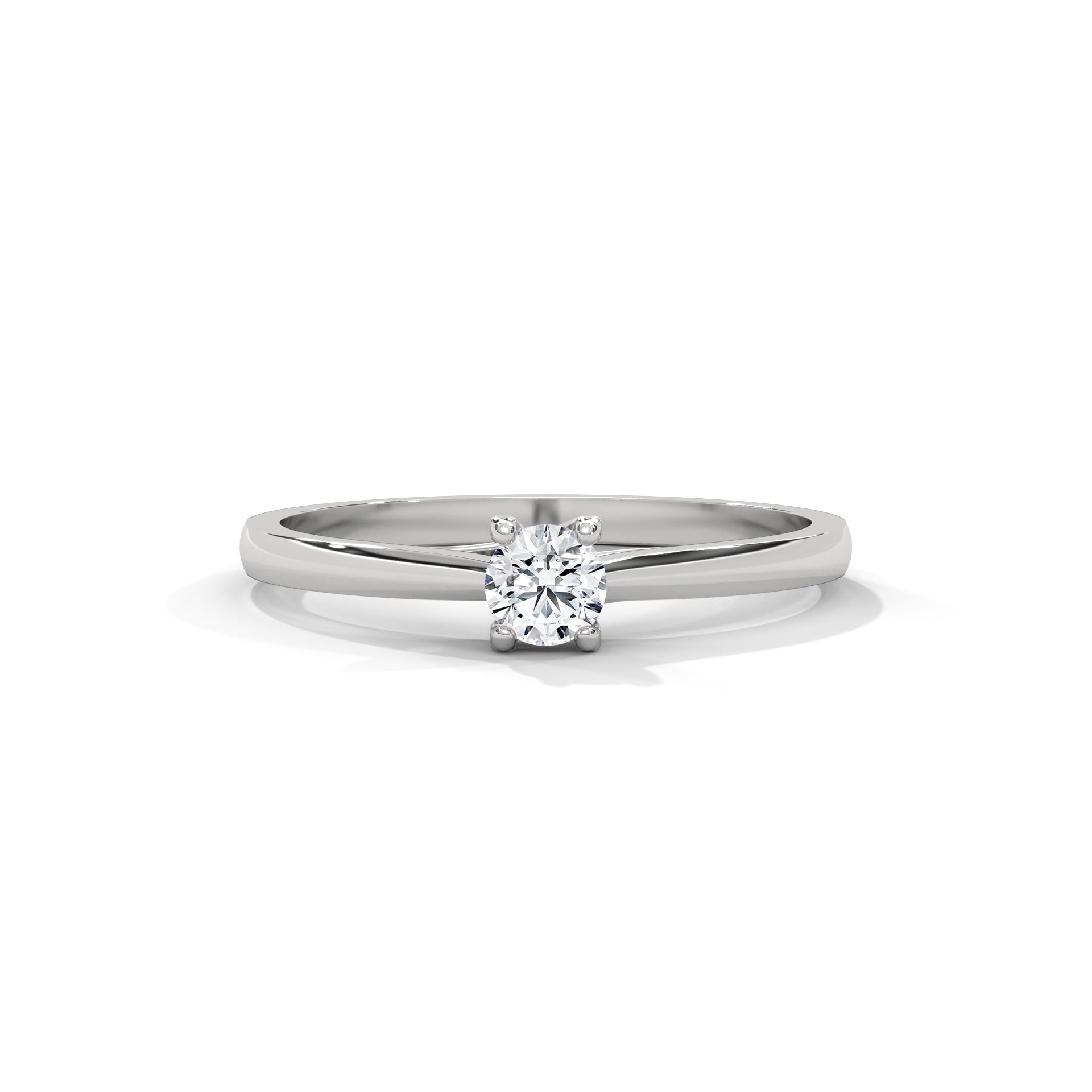 0.20 Carat Round Solitaire Ring