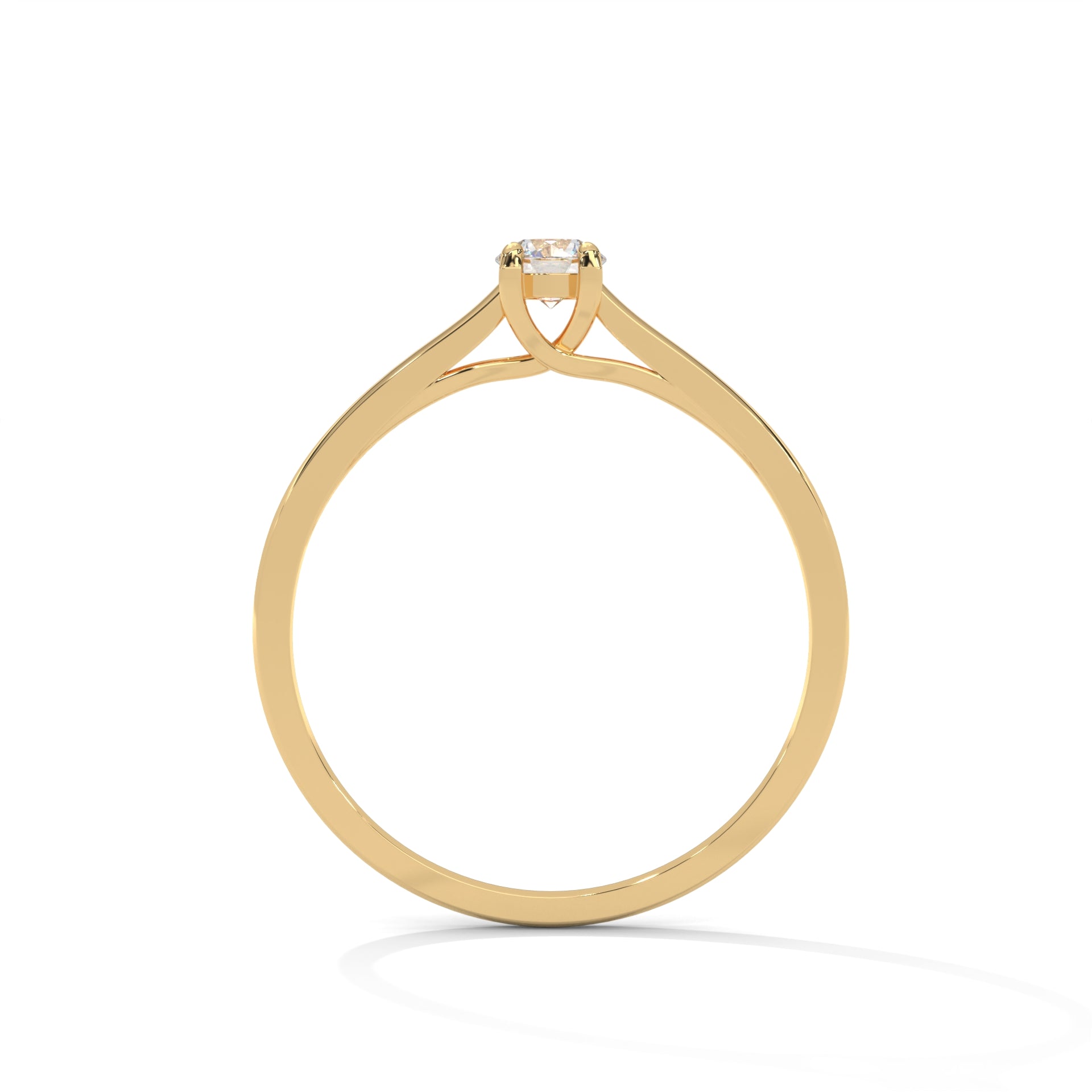 0.20 Carat Round Solitaire Ring