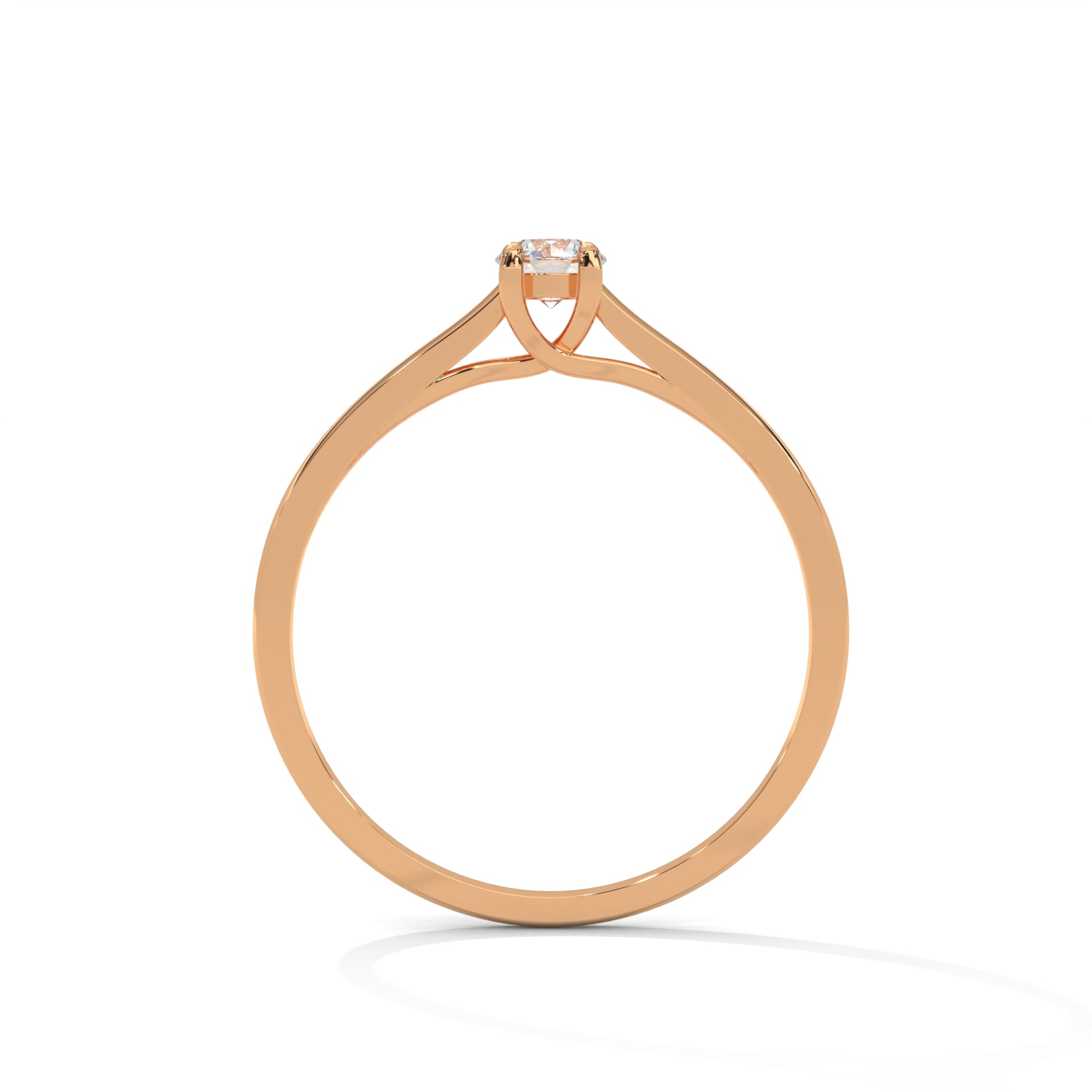 0.20 Carat Round Solitaire Ring