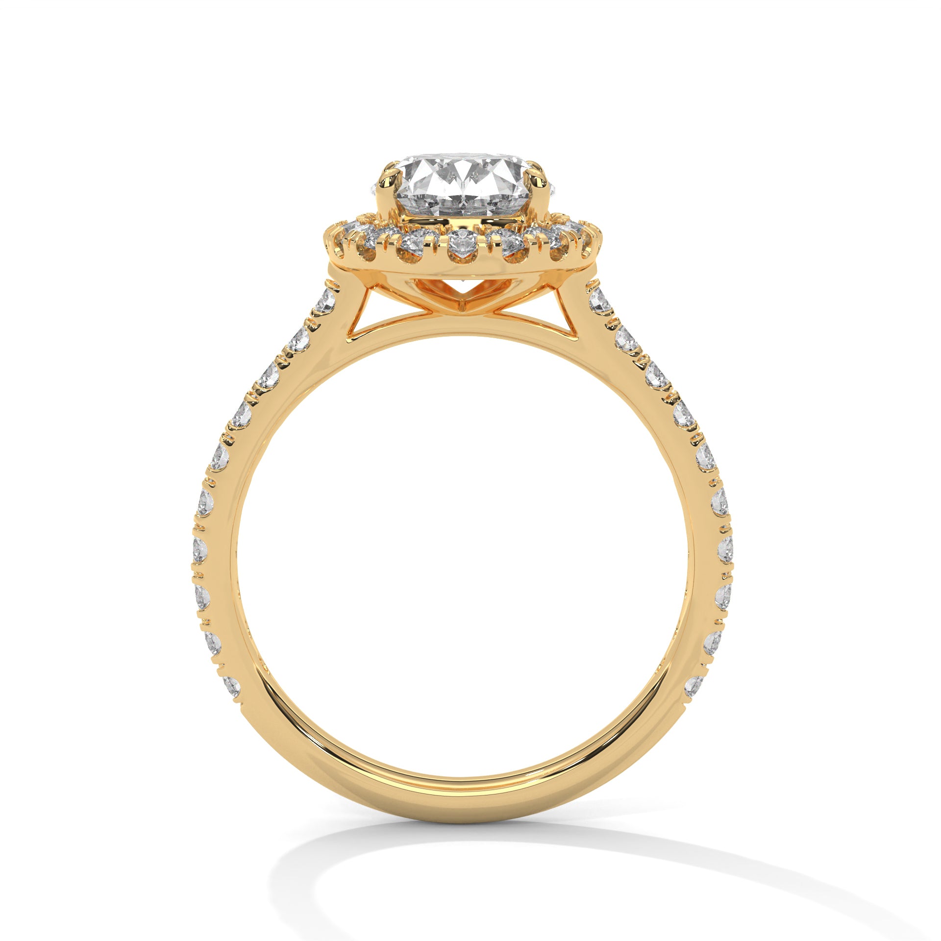 2 CARAT OVAL SOLITAIRE DIAMOND WITH SIDE STONES RING