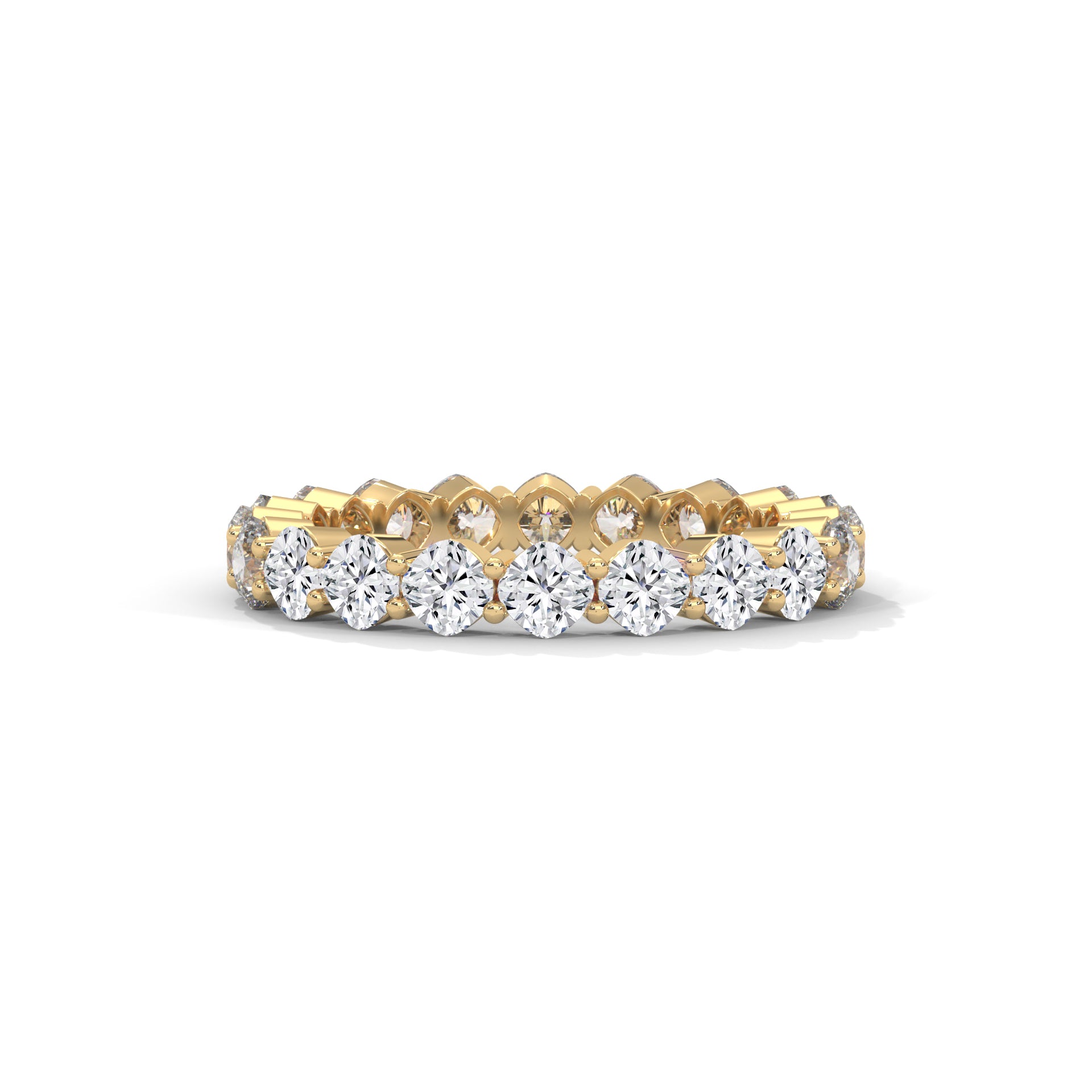 Cushion Shape Eternity Band
