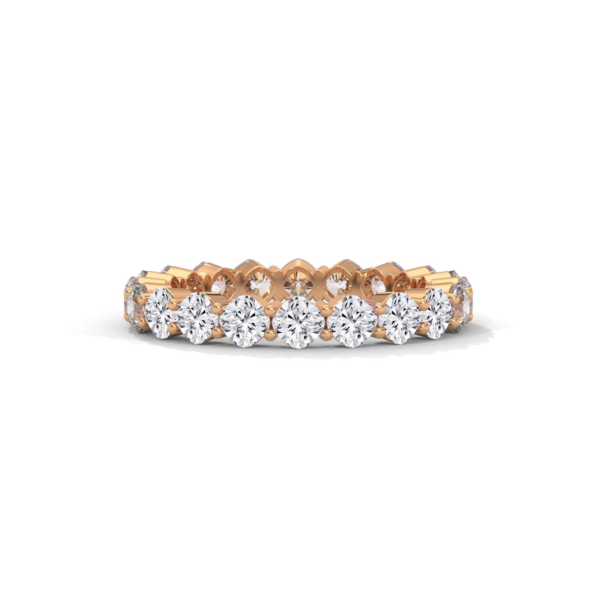 Cushion Shape Eternity Band