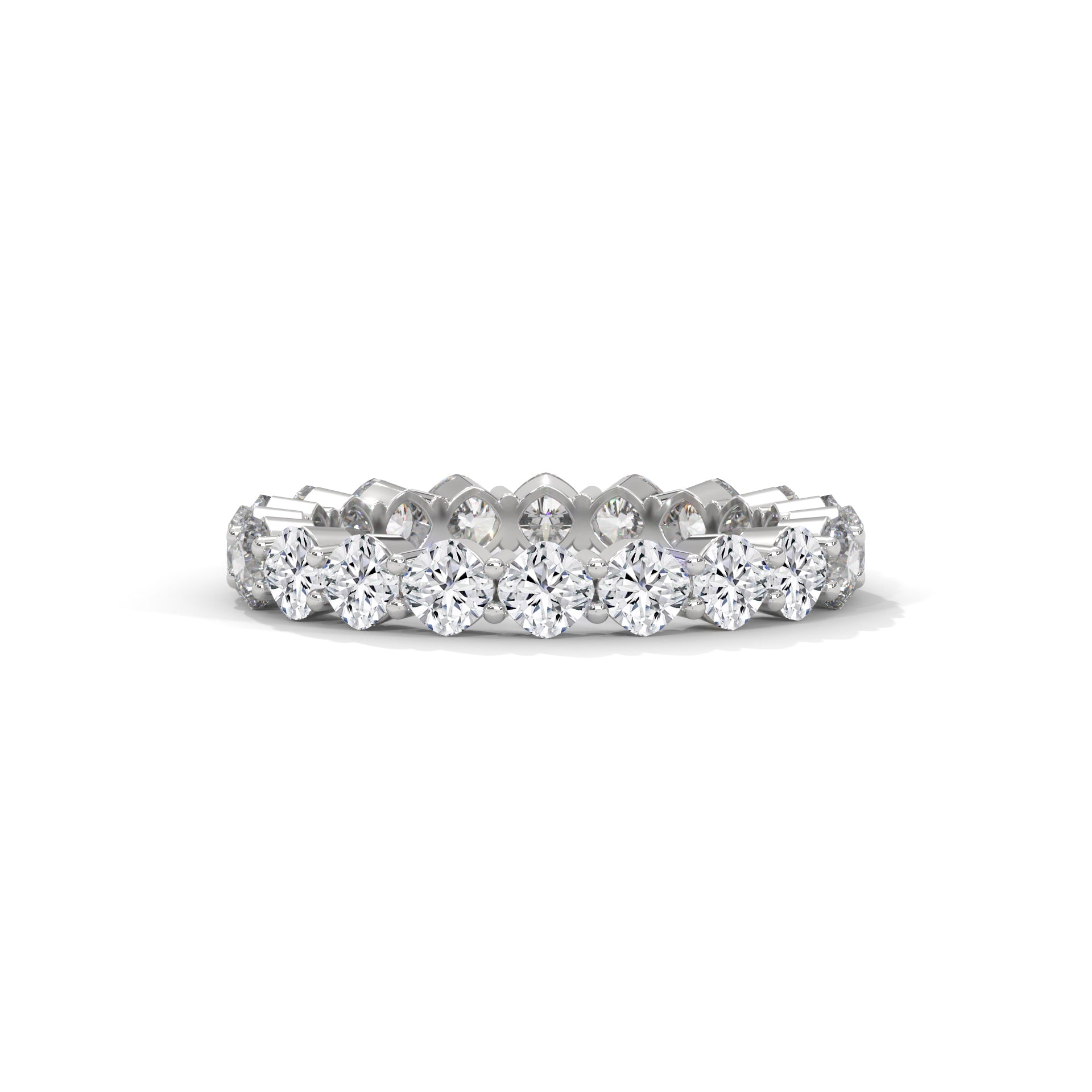 Cushion Shape Eternity Band
