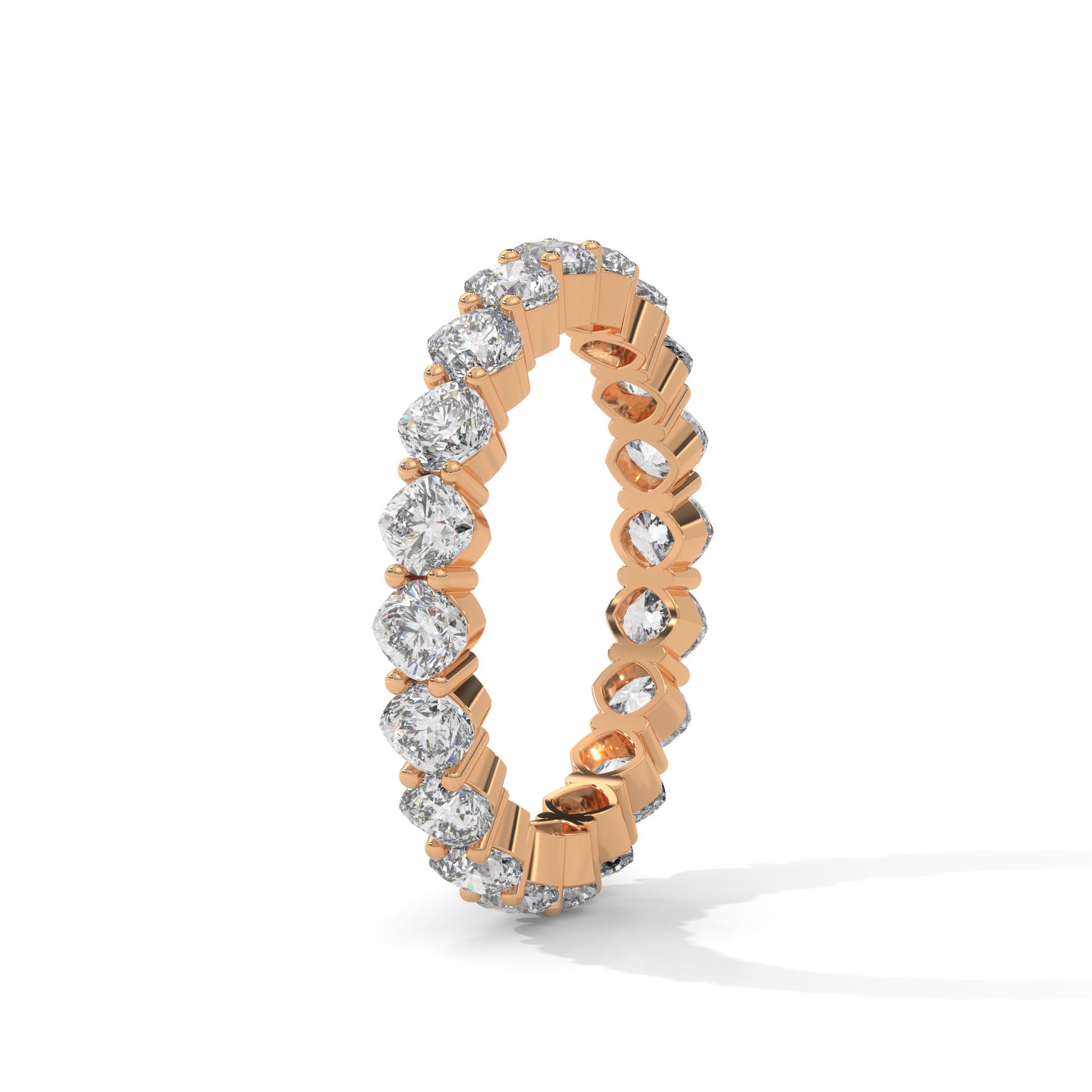 Cushion Shape Eternity Band