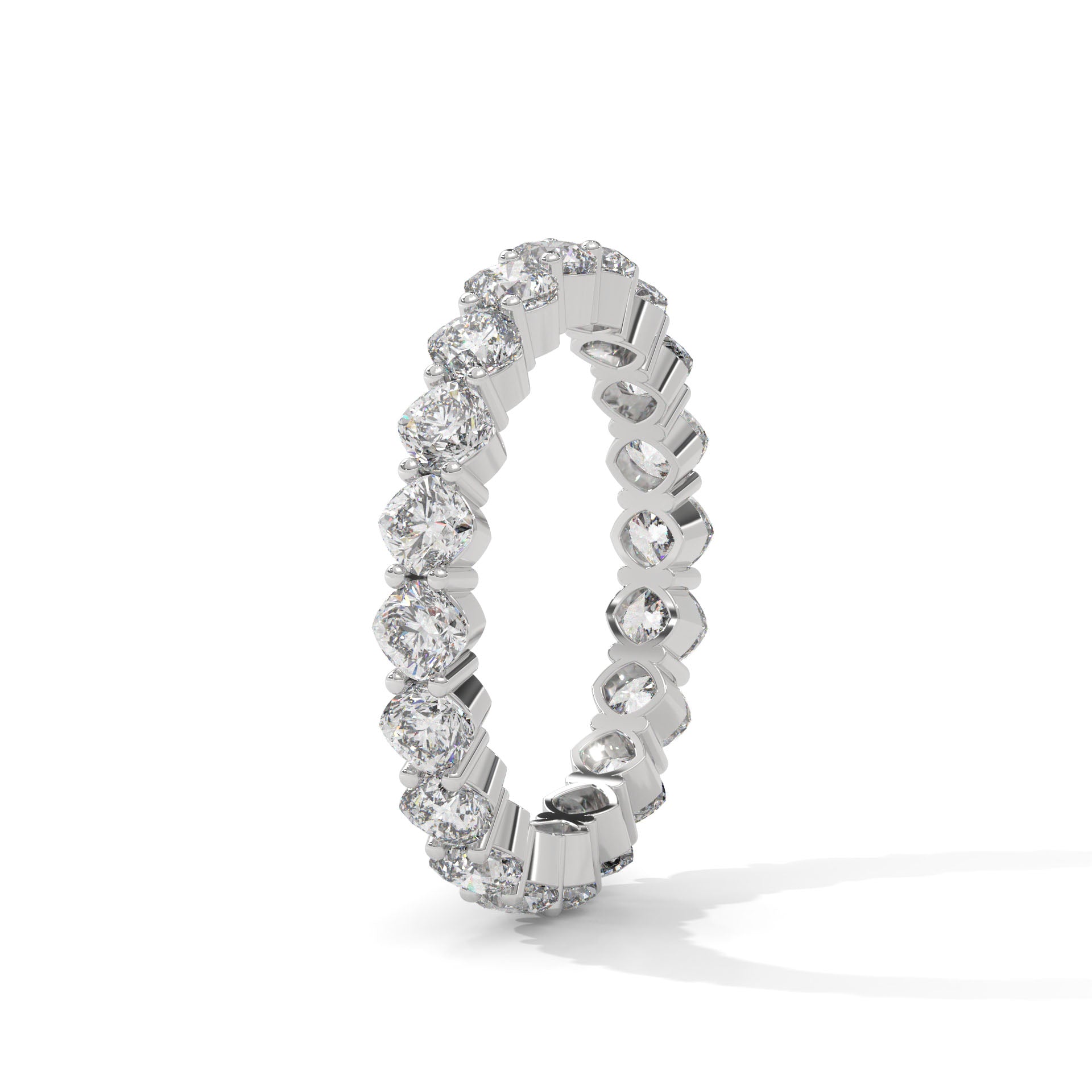 Cushion Shape Eternity Band