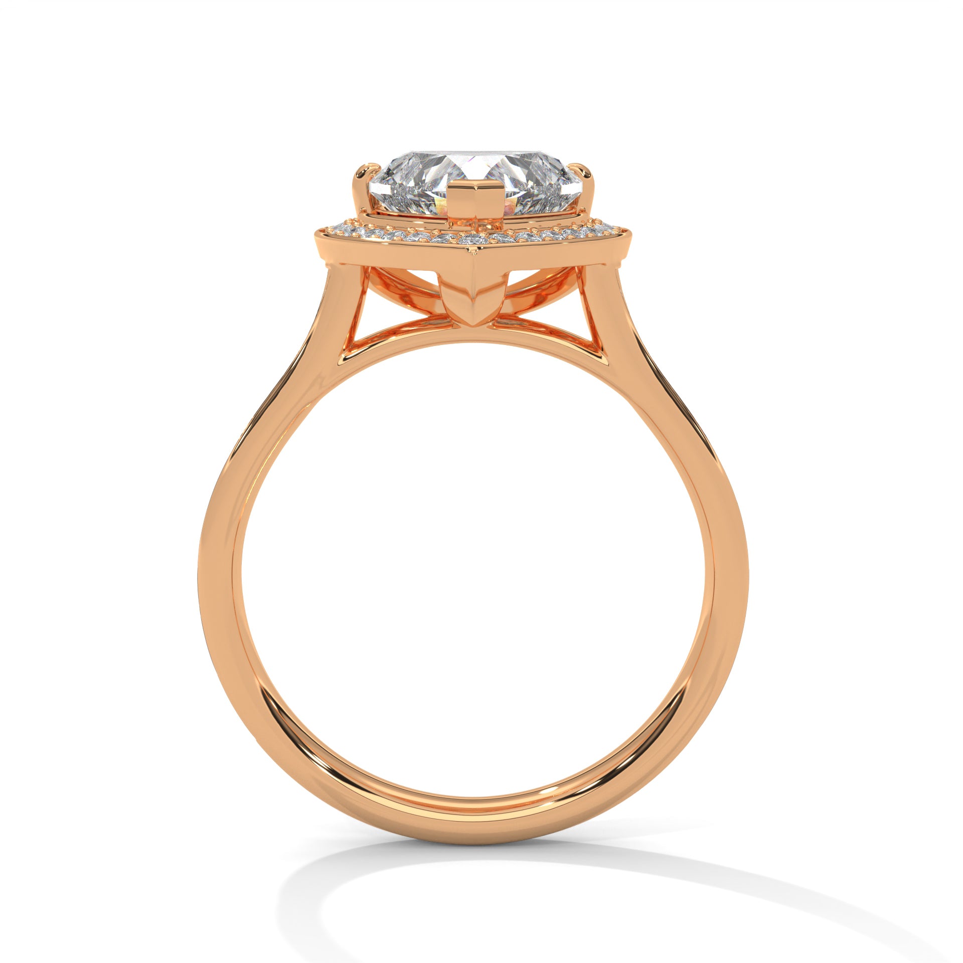 2 CARAT HEART SHAPE WITH HALO ENGAGEMENT RING