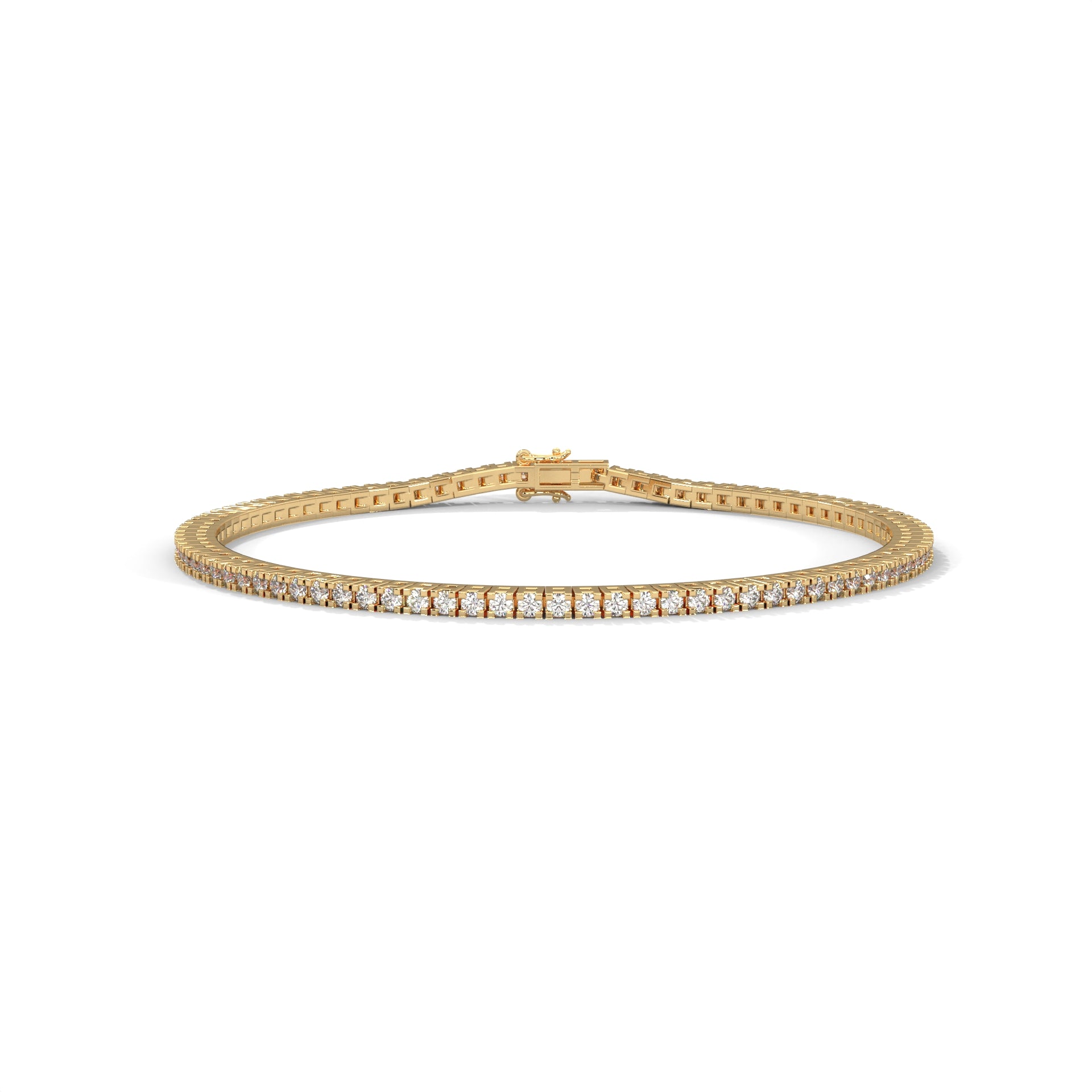 0.025 POINTER ROUND TENNIS BRACELET