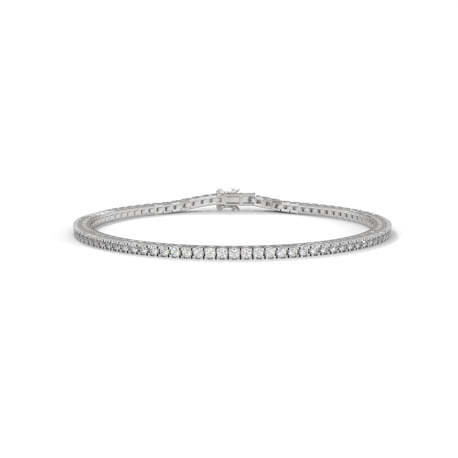 0.025 POINTER ROUND TENNIS BRACELET