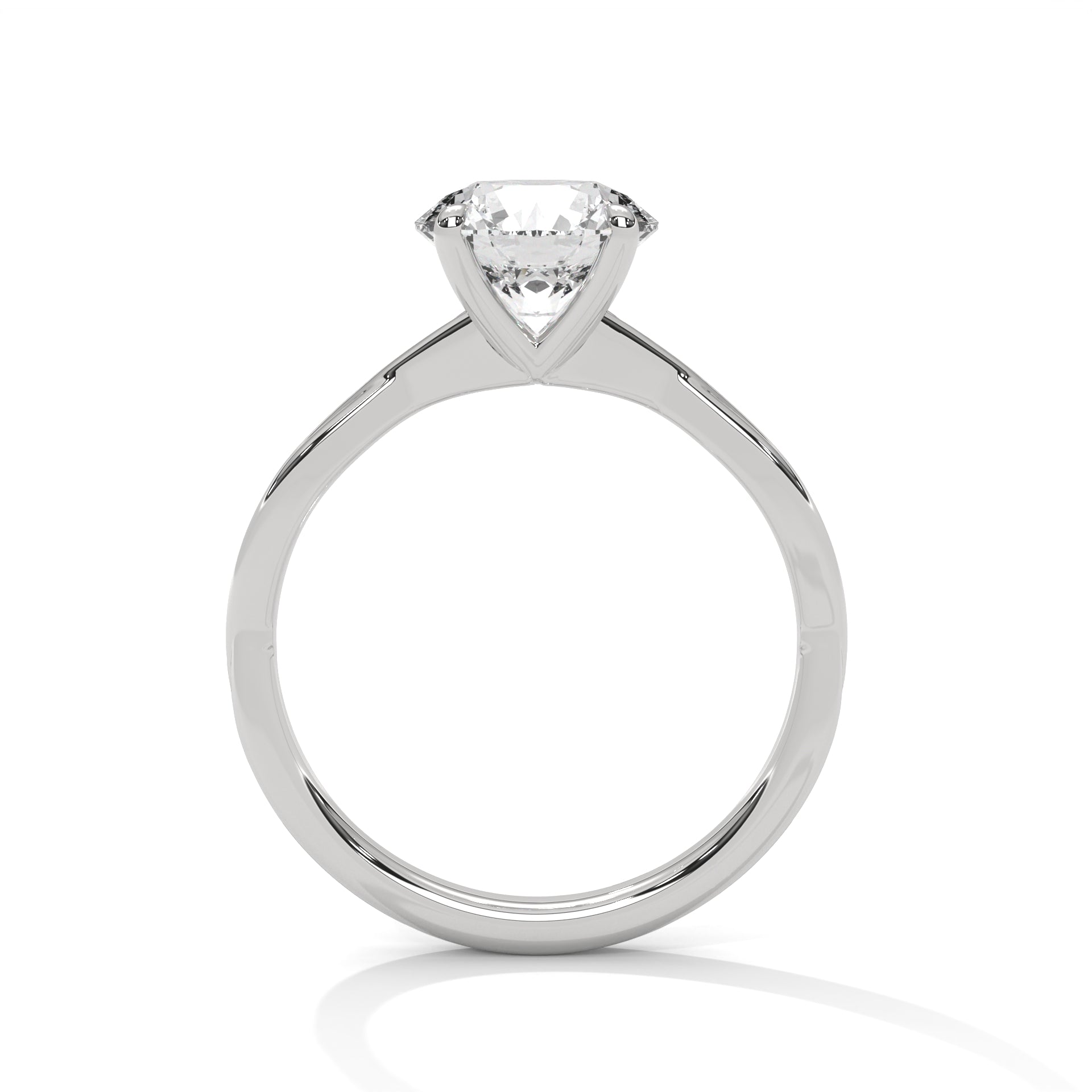 1.00 carat Labgrown Diamond Round shape Daily Wear Ring