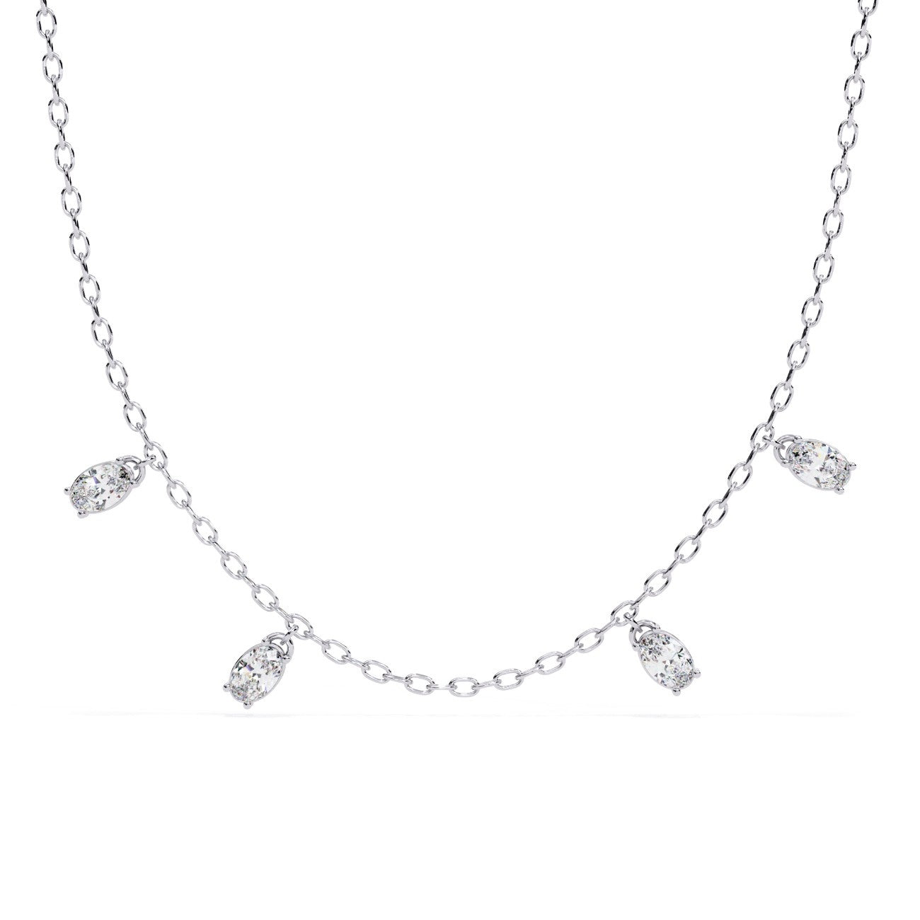 CHARMS Glory Lab Grown Diamond Oval Chain