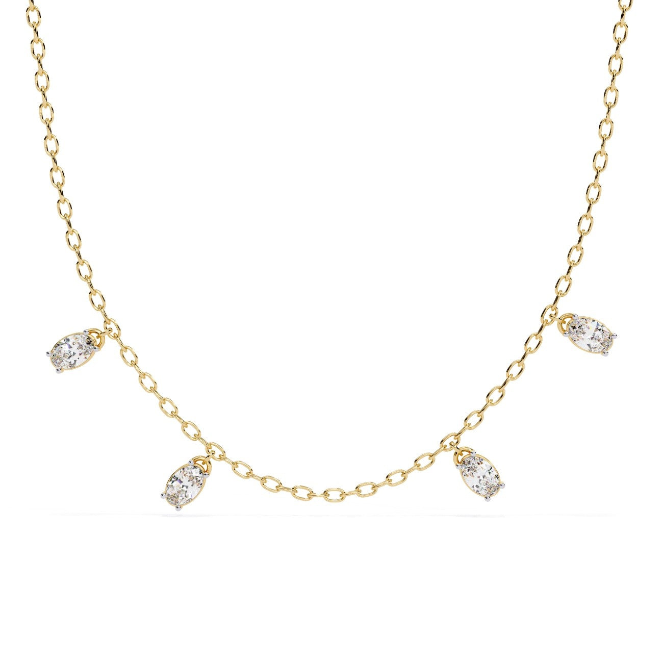 CHARMS Glory Lab Grown Diamond Oval Chain