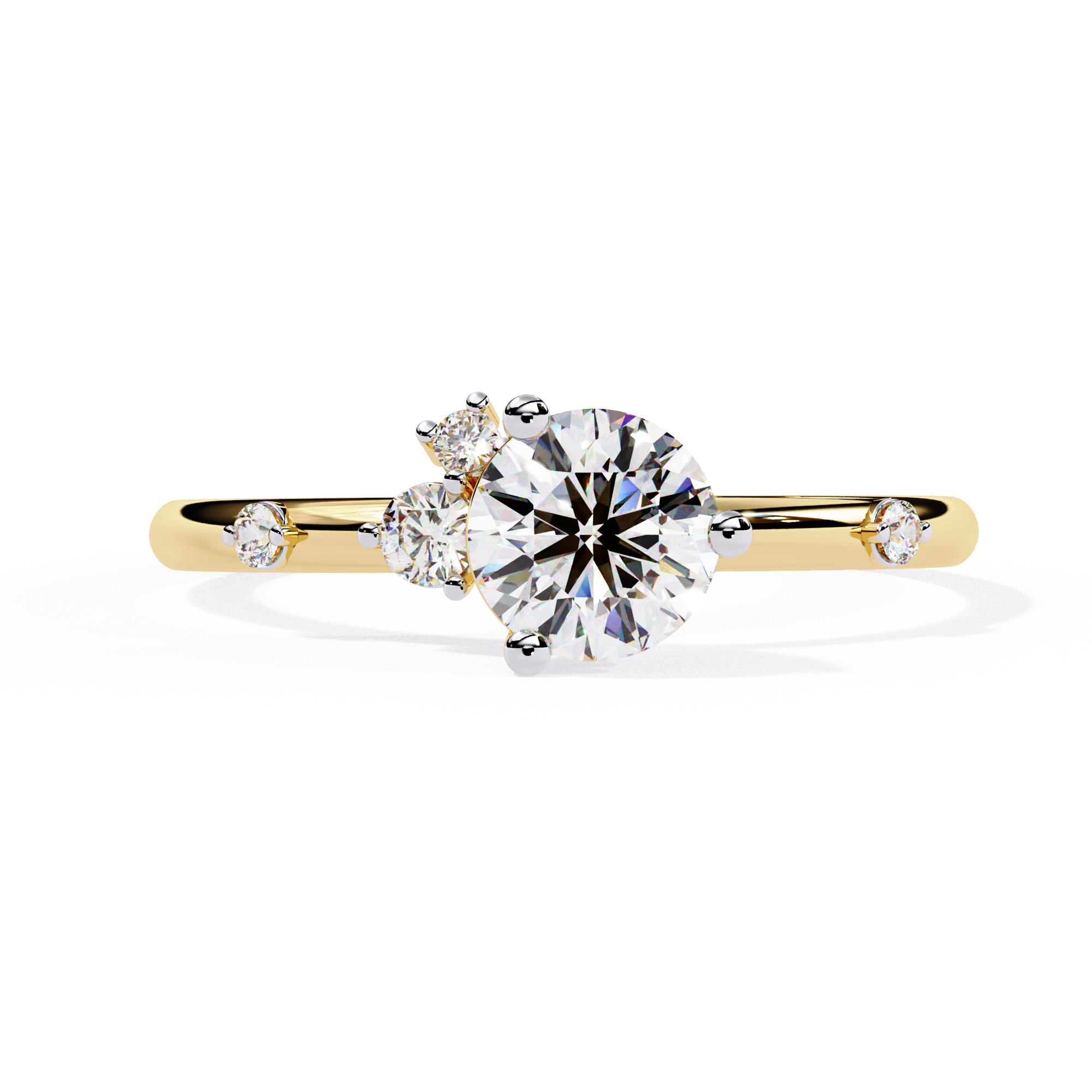 Atyanta | 0.50 Pointer Round Labgrown Diamond Ring