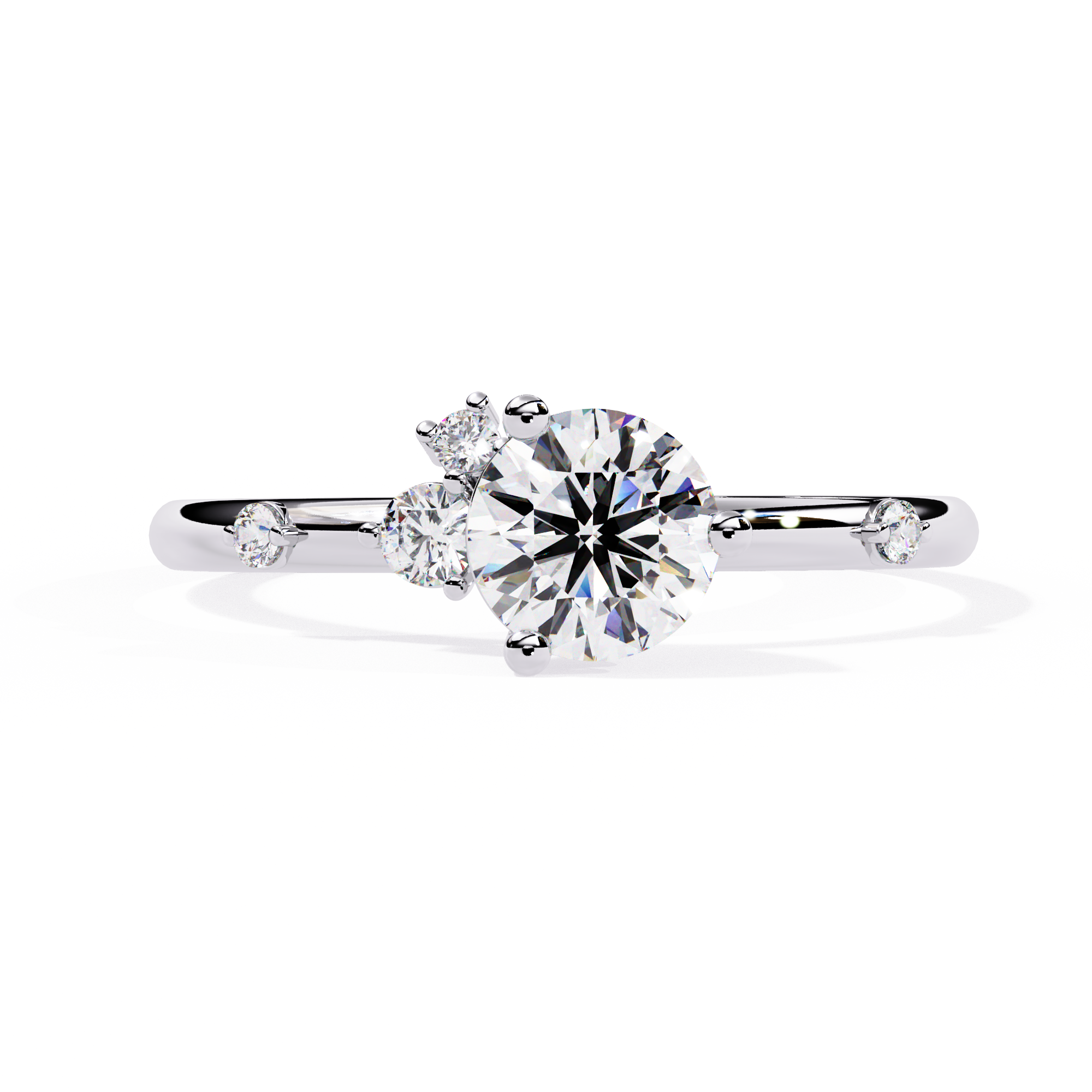 Atyanta | 0.50 Pointer Round Labgrown Diamond Ring