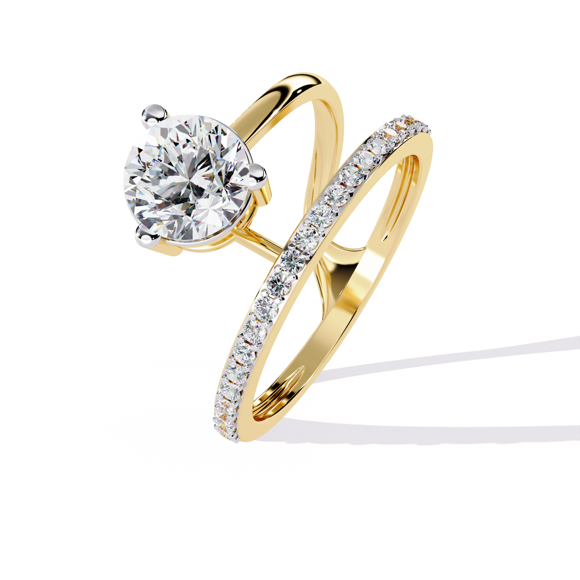 Atyanta | Classic Round Lab Grown Diamond Ring
