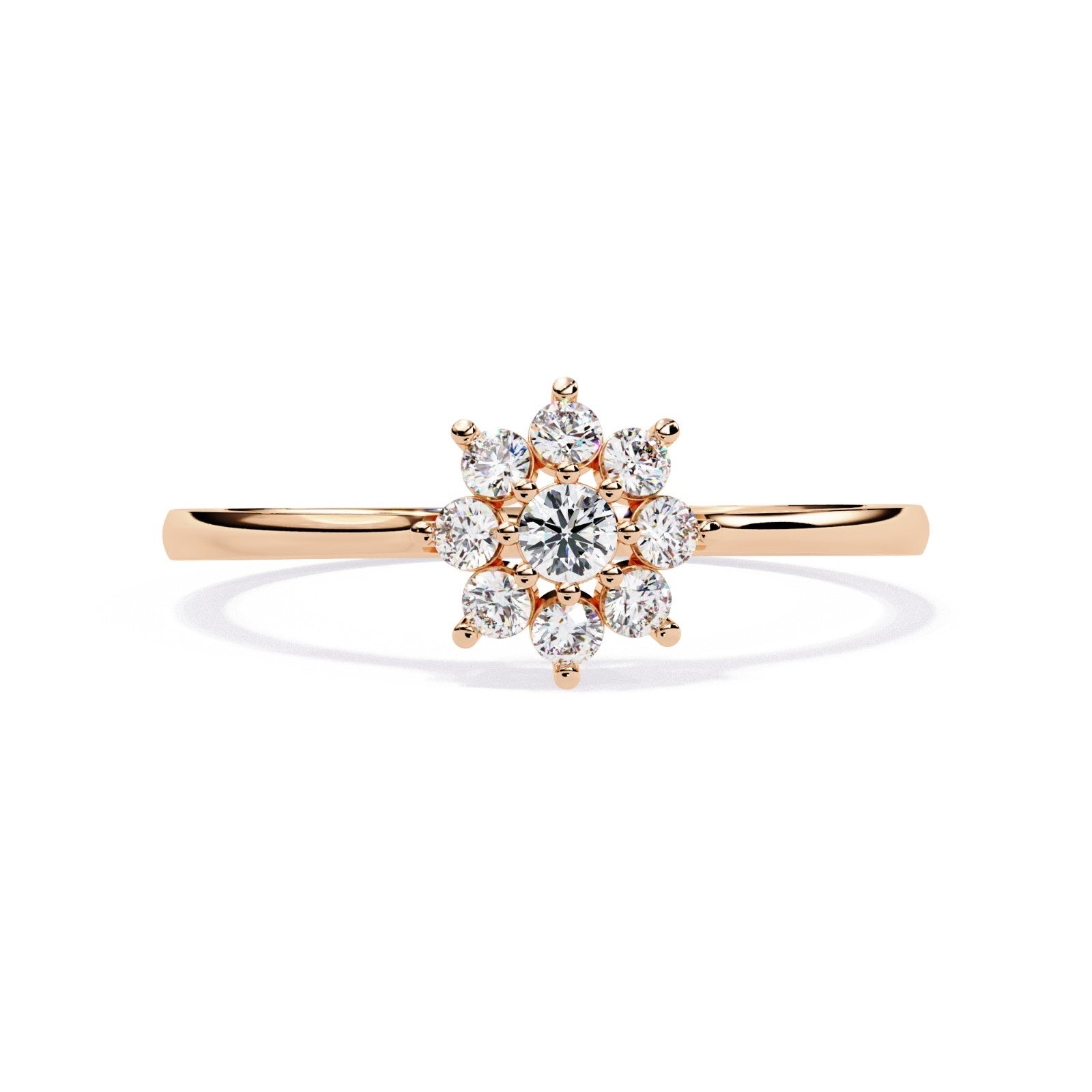 Round Diamond Daily Wear Lab Grown Diamond Ring