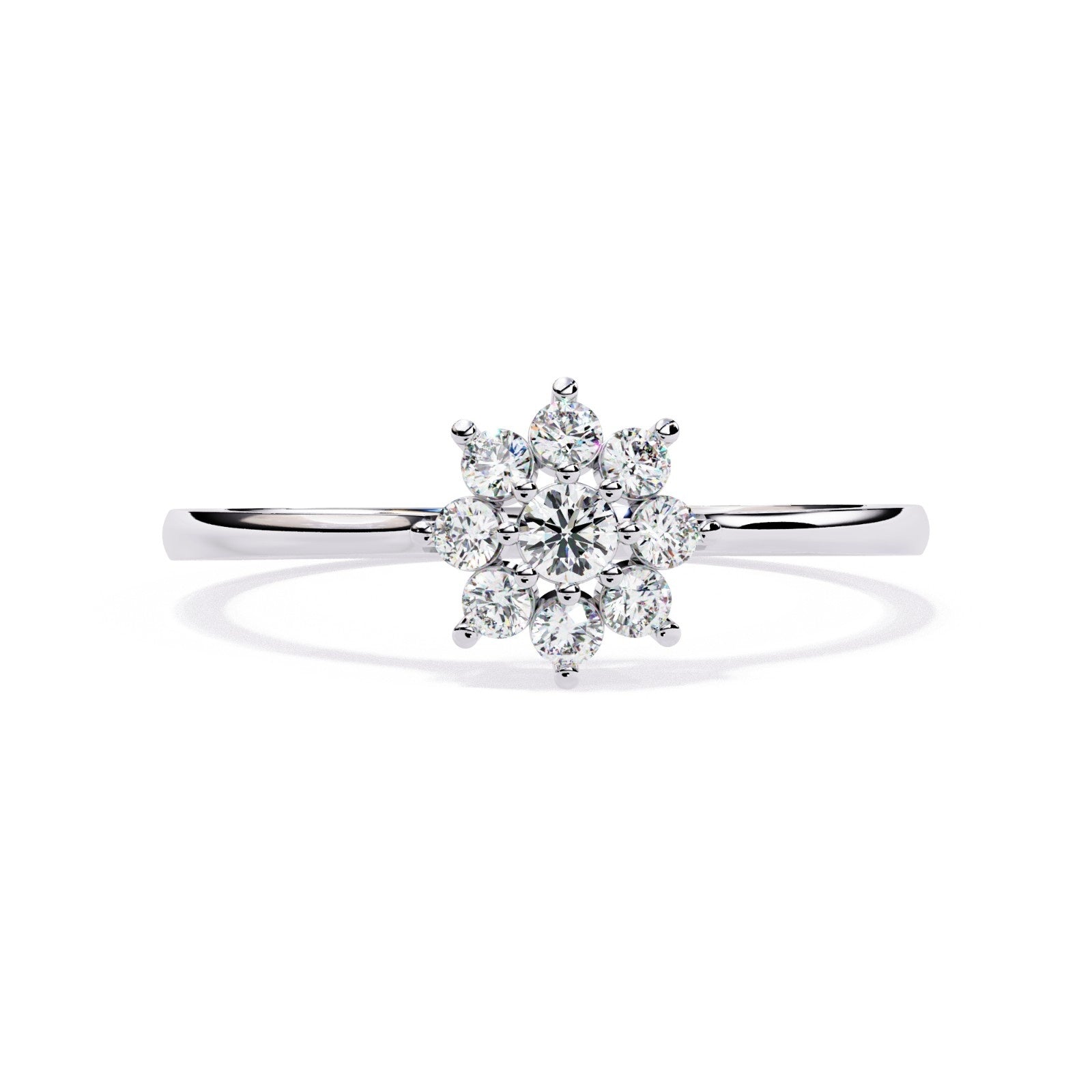 Round Diamond Daily Wear Lab Grown Diamond Ring