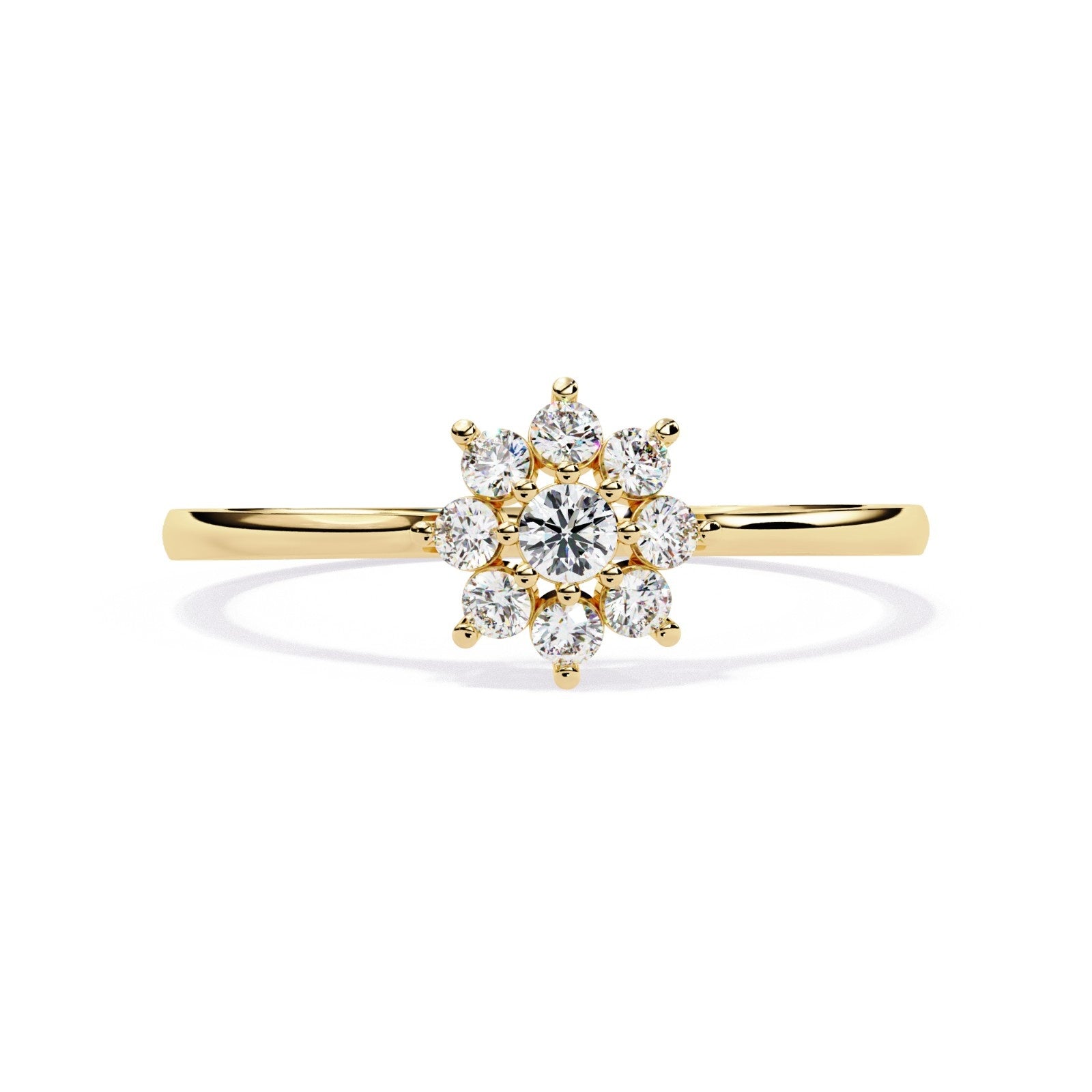 Round Diamond Daily Wear Lab Grown Diamond Ring