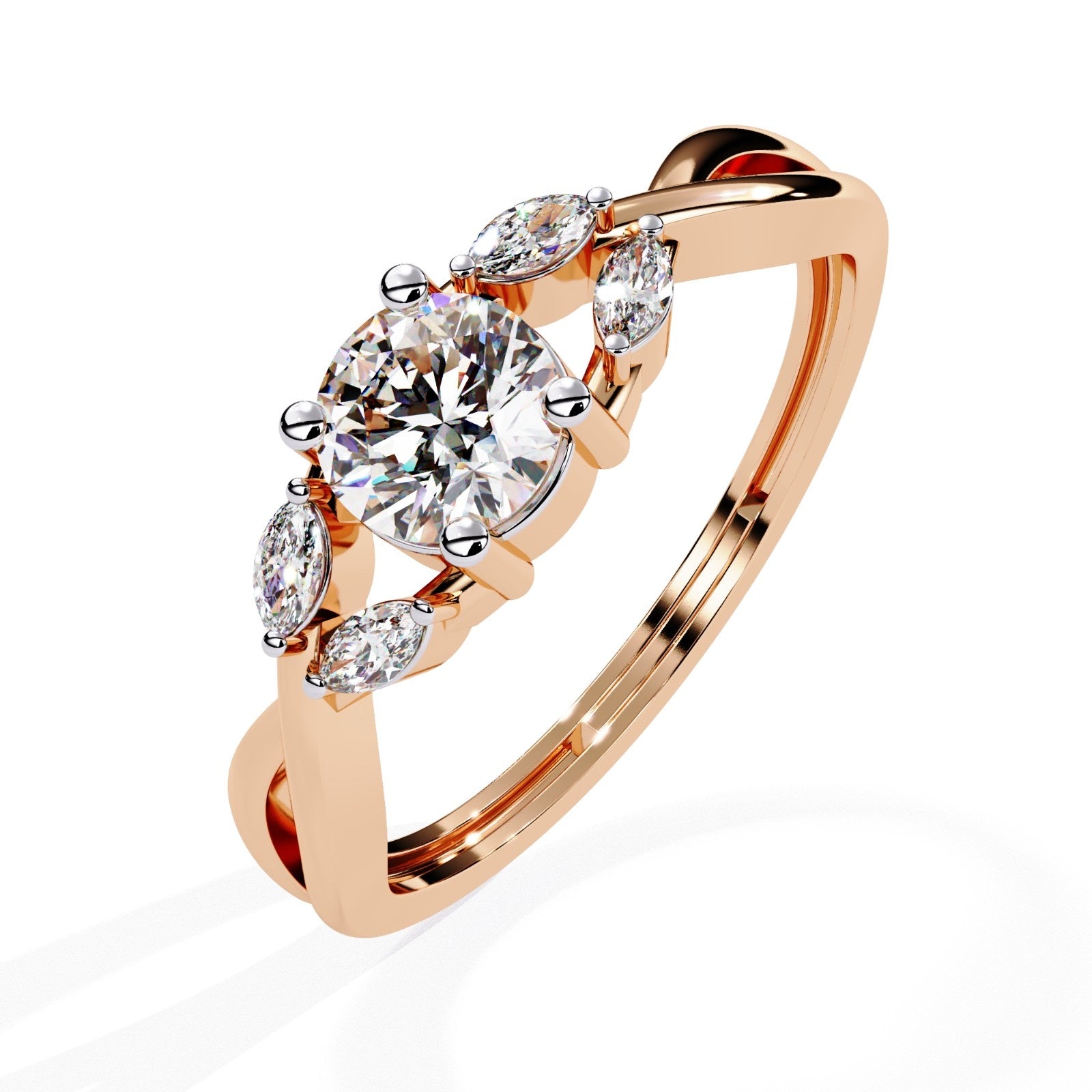 0.50 pointer classic style Lab grown Diamond ring for a beautiful gift