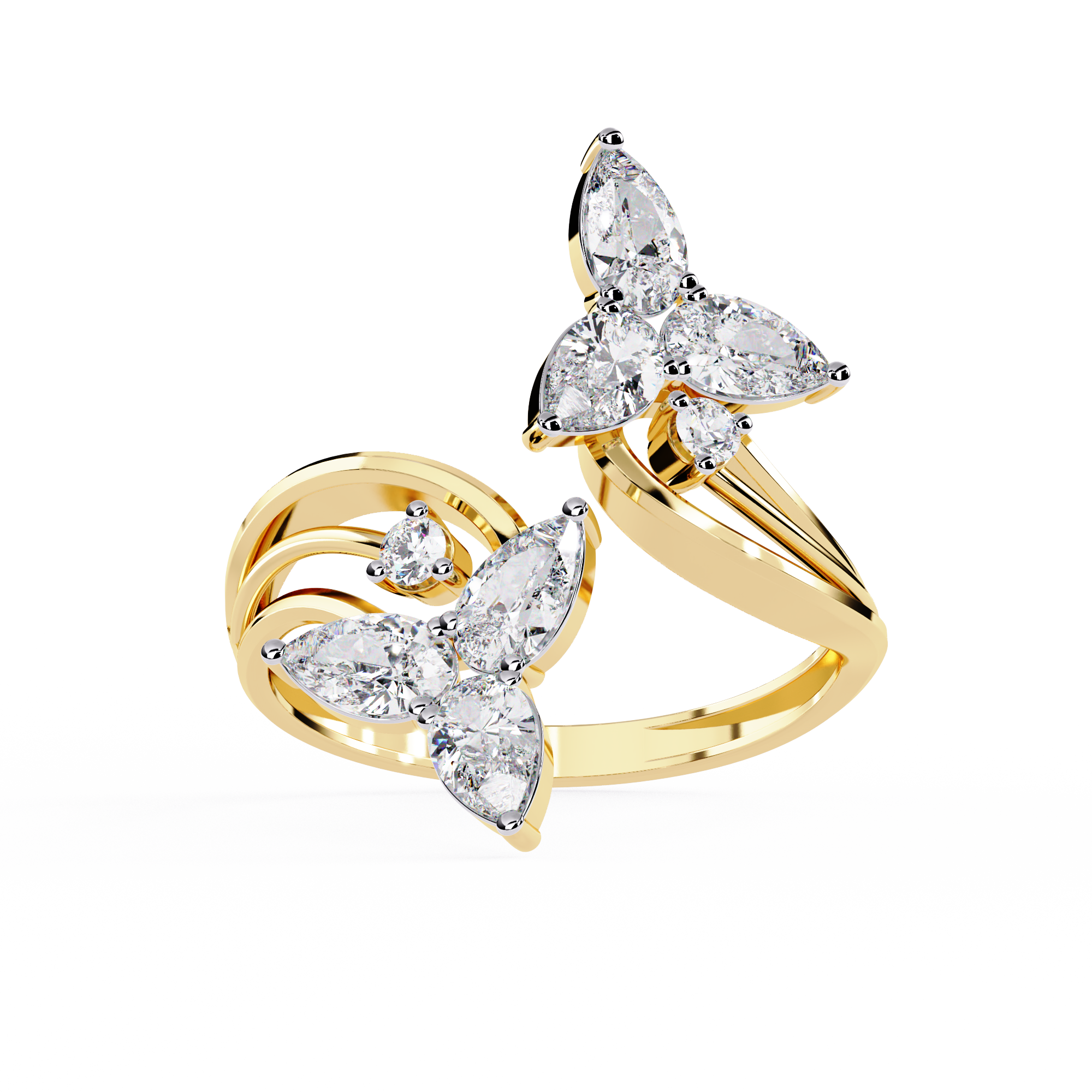 Atyanta | Treasured Spark Pear Lab Diamond Ring