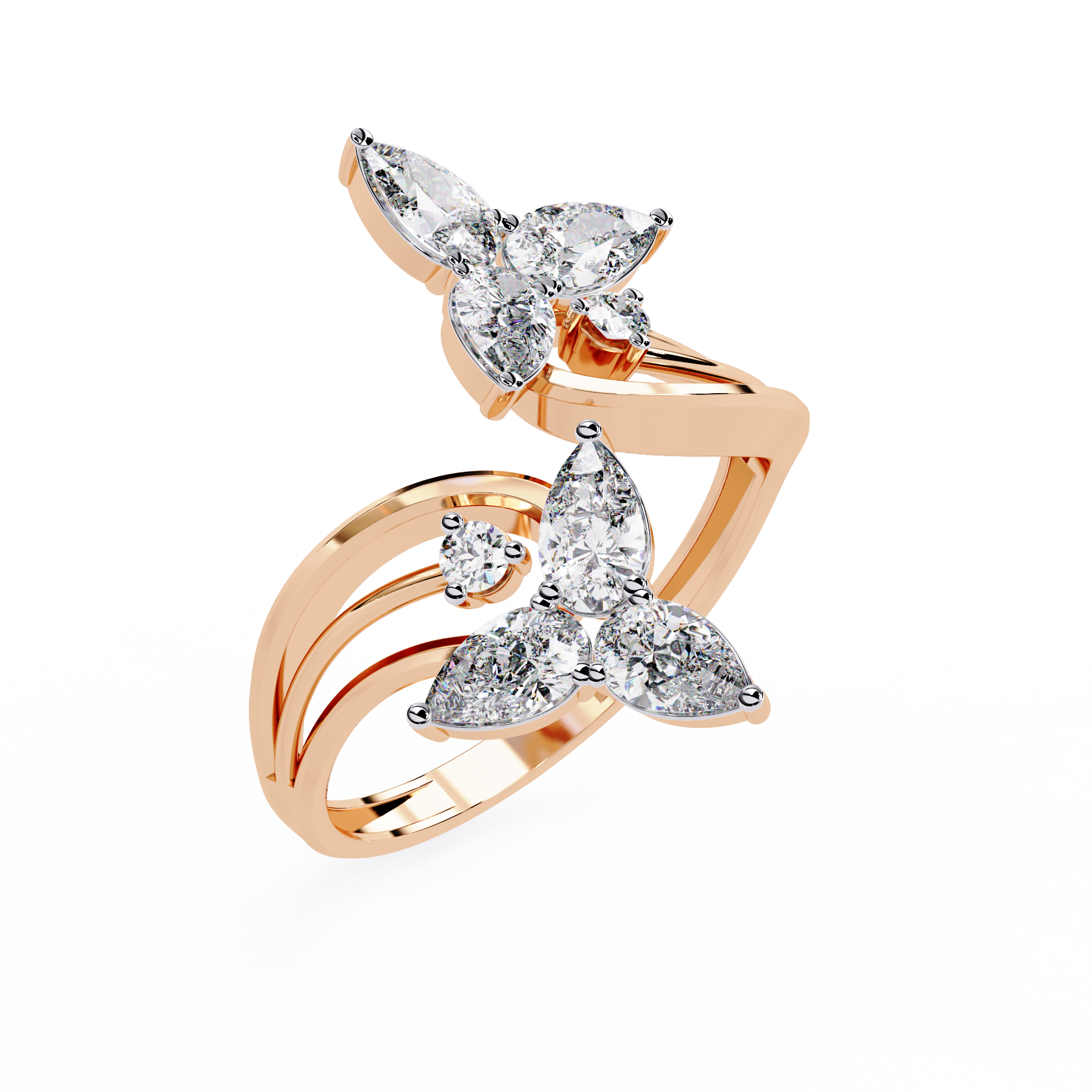 Atyanta | Treasured Spark Pear Lab Diamond Ring