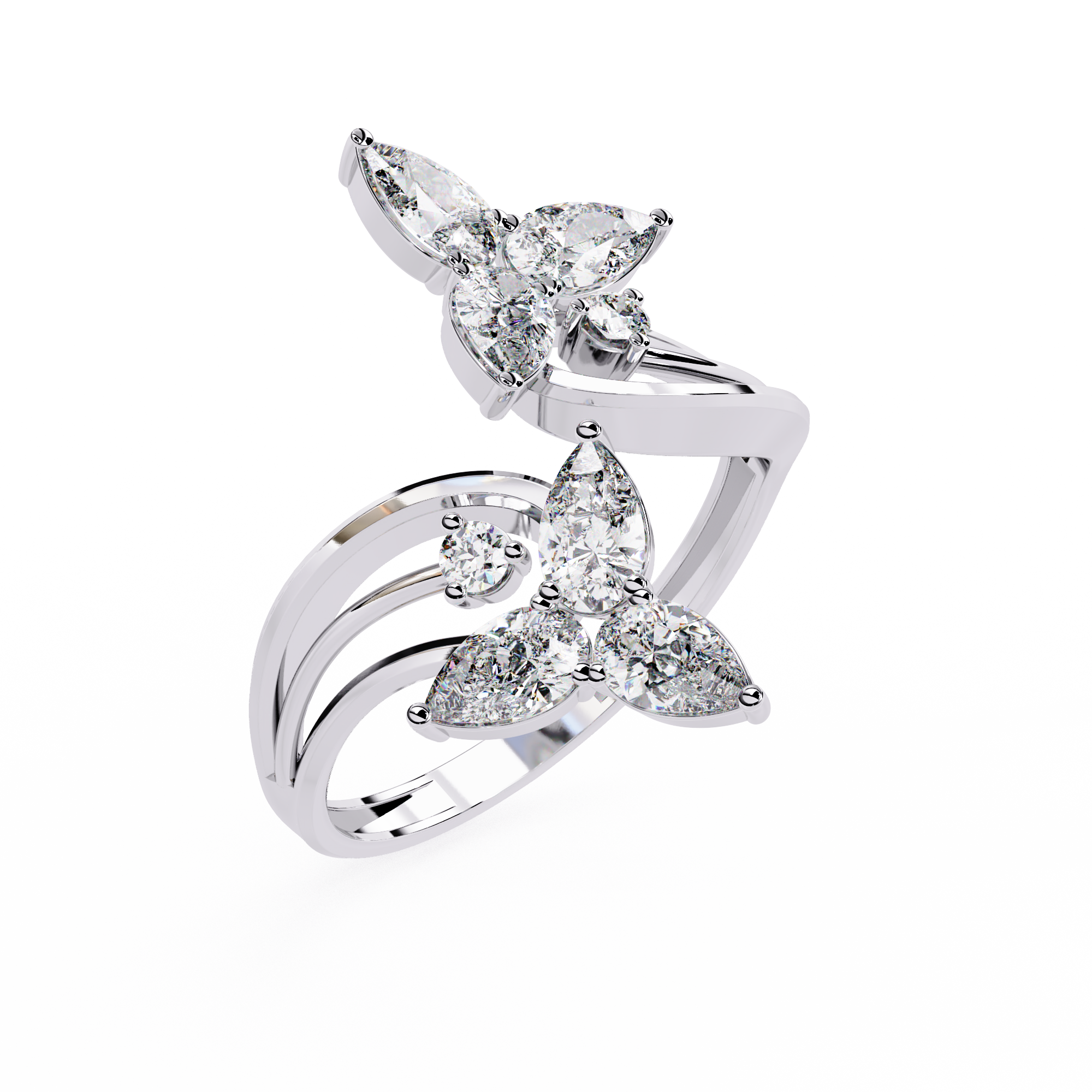 Atyanta | Treasured Spark Pear Lab Diamond Ring