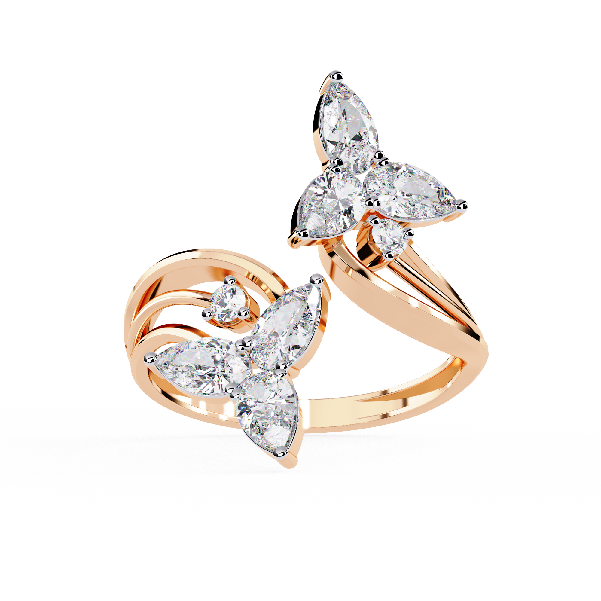Atyanta | Treasured Spark Pear Lab Diamond Ring