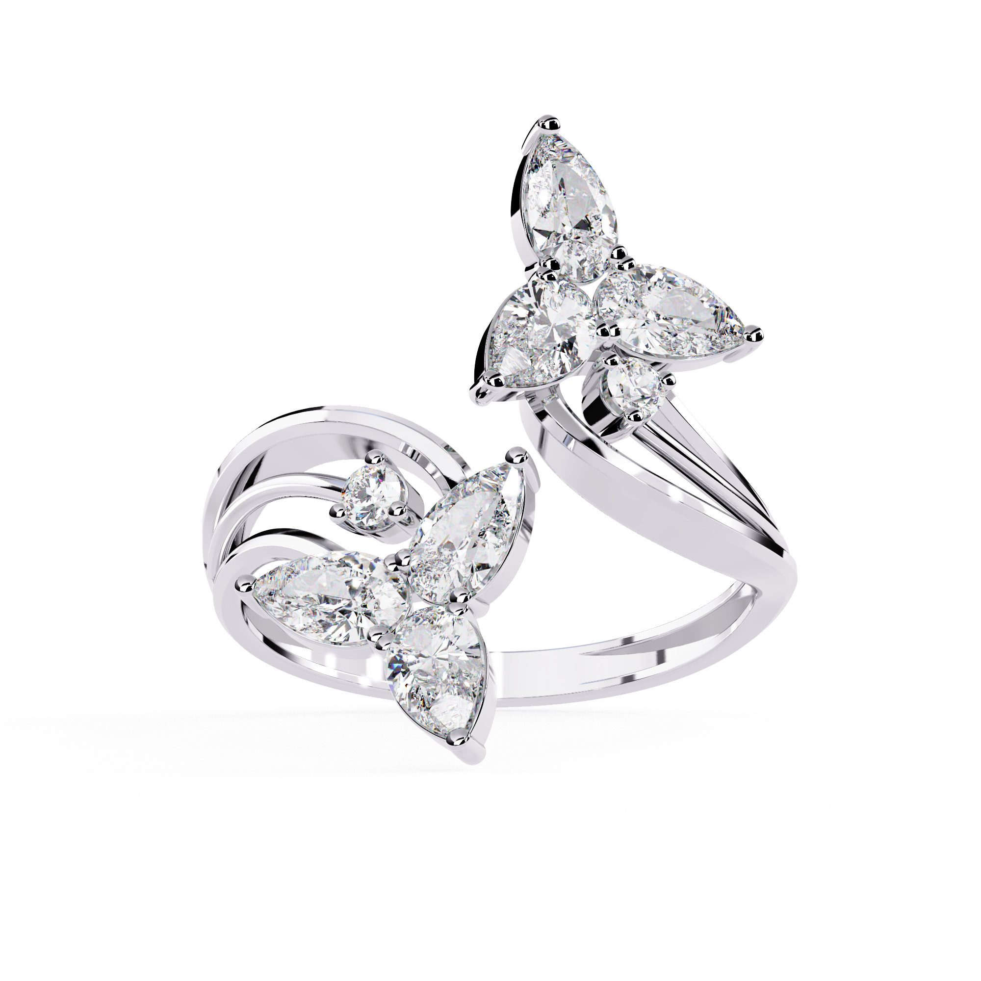 Atyanta | Treasured Spark Pear Lab Diamond Ring