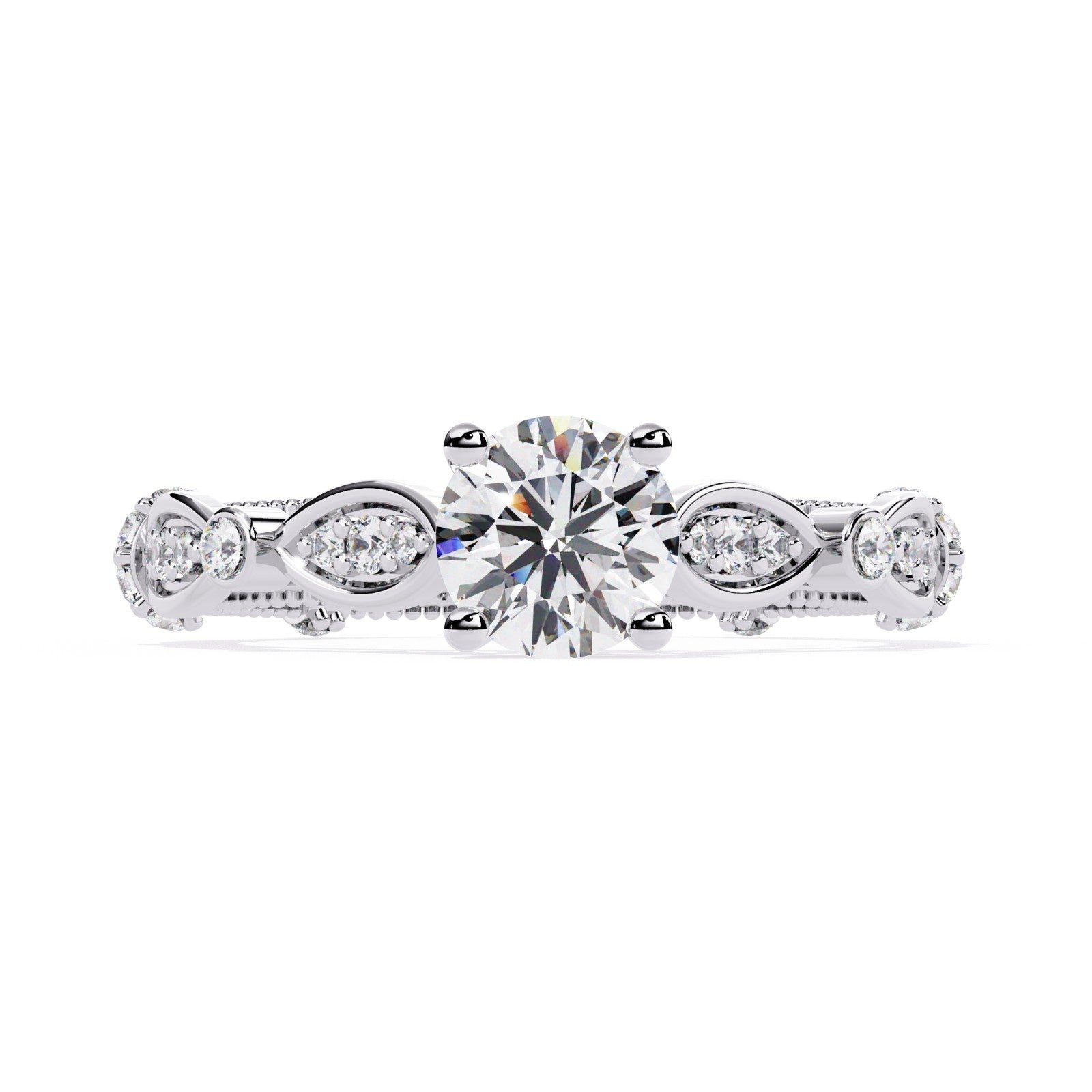 Secret Sparkle 0.60 Carat Lab Diamond Solitaire Ring | ATYANTA JEWELS