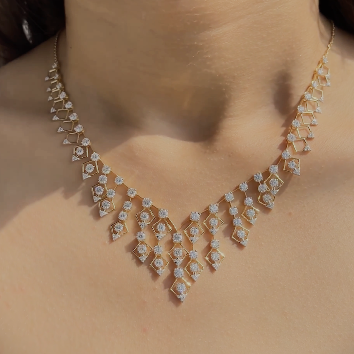 Luminary Elegance Lab Grown Diamond Necklace