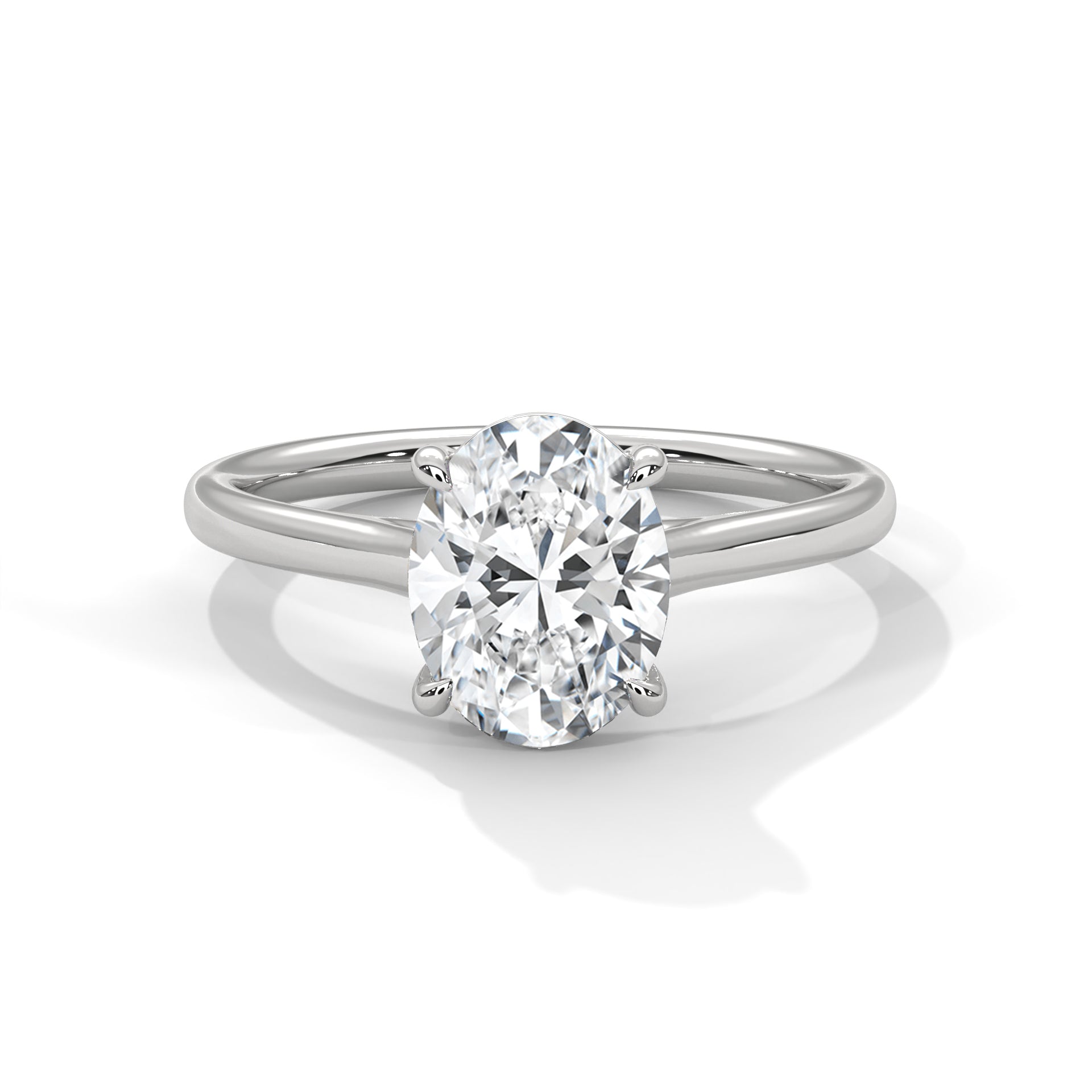 2.00 carat Labgrown Diamond OVAL shape Daily Wear Ring