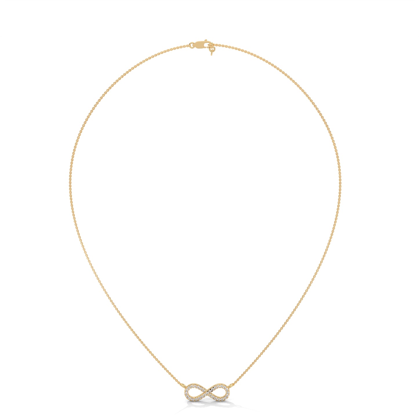 INFINITY DIAMOND PENDANT