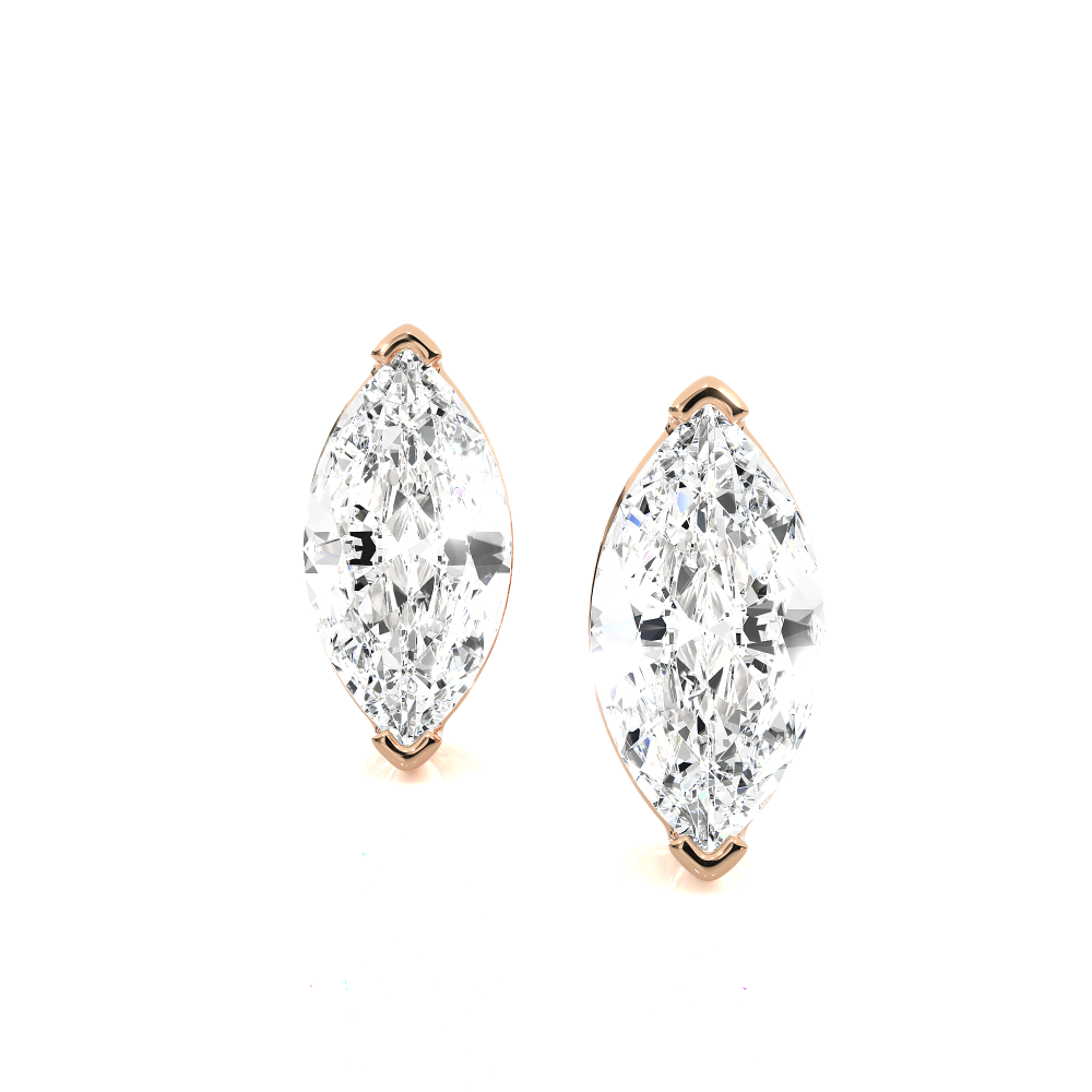 1 - 1 Carat Marquise cut Earring Tops | ATYANTA JEWELS