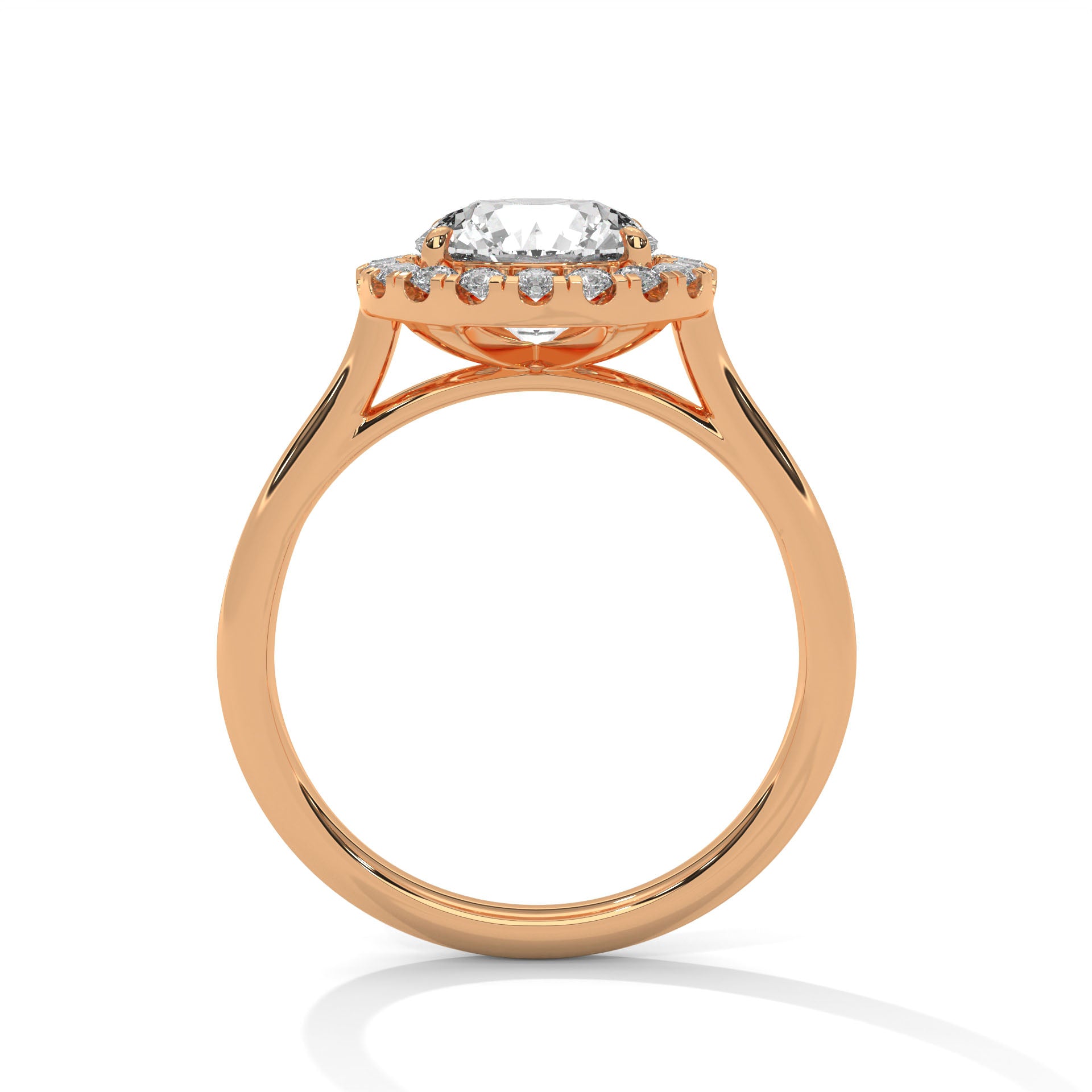 2 CARAT ROUND WITH HALO SOLITAIRE DIAMOND RING