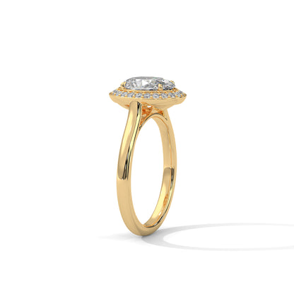 1 CARAT OVAL SOLITAIRE RING