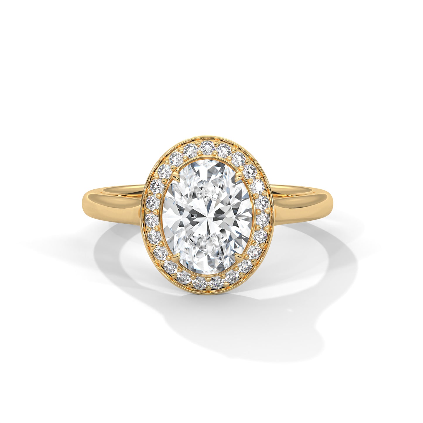 1 CARAT OVAL SOLITAIRE RING