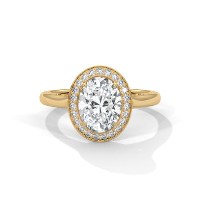 1 CARAT OVAL SOLITAIRE RING