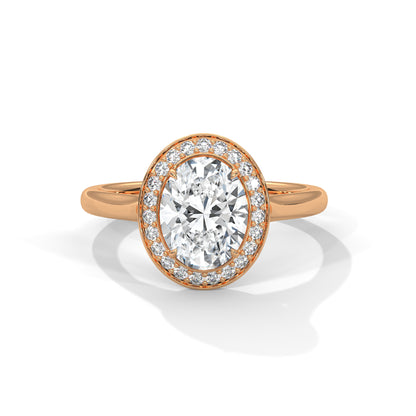 1 CARAT OVAL SOLITAIRE RING
