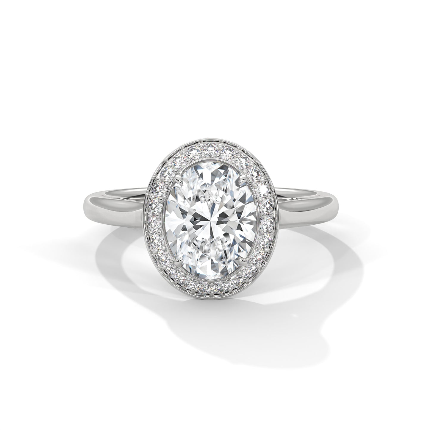 1 CARAT OVAL SOLITAIRE RING