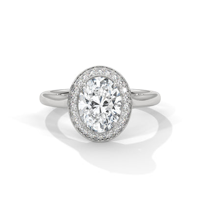1 CARAT OVAL SOLITAIRE RING