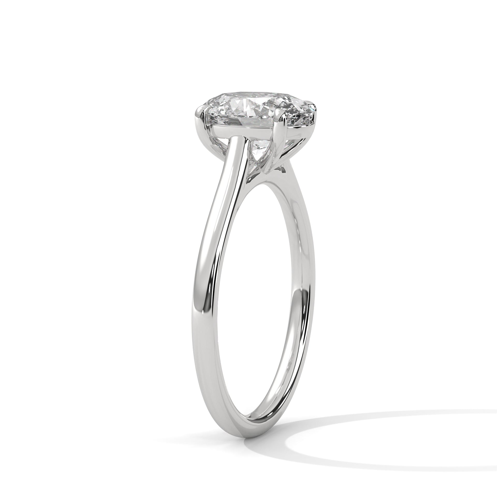 2.00 carat Labgrown Diamond OVAL shape Daily Wear Ring