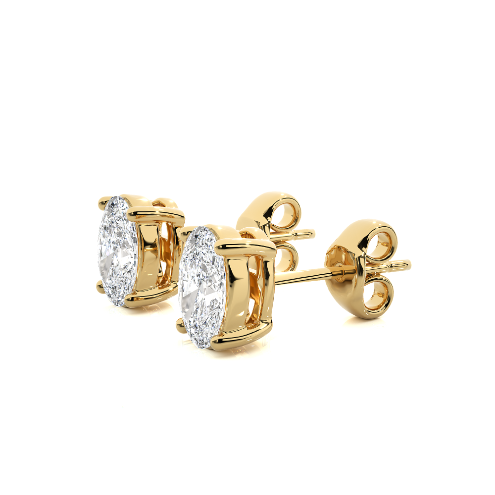 1 - 1 Carat Oval cut Earring Tops | ATYANTA JEWELS