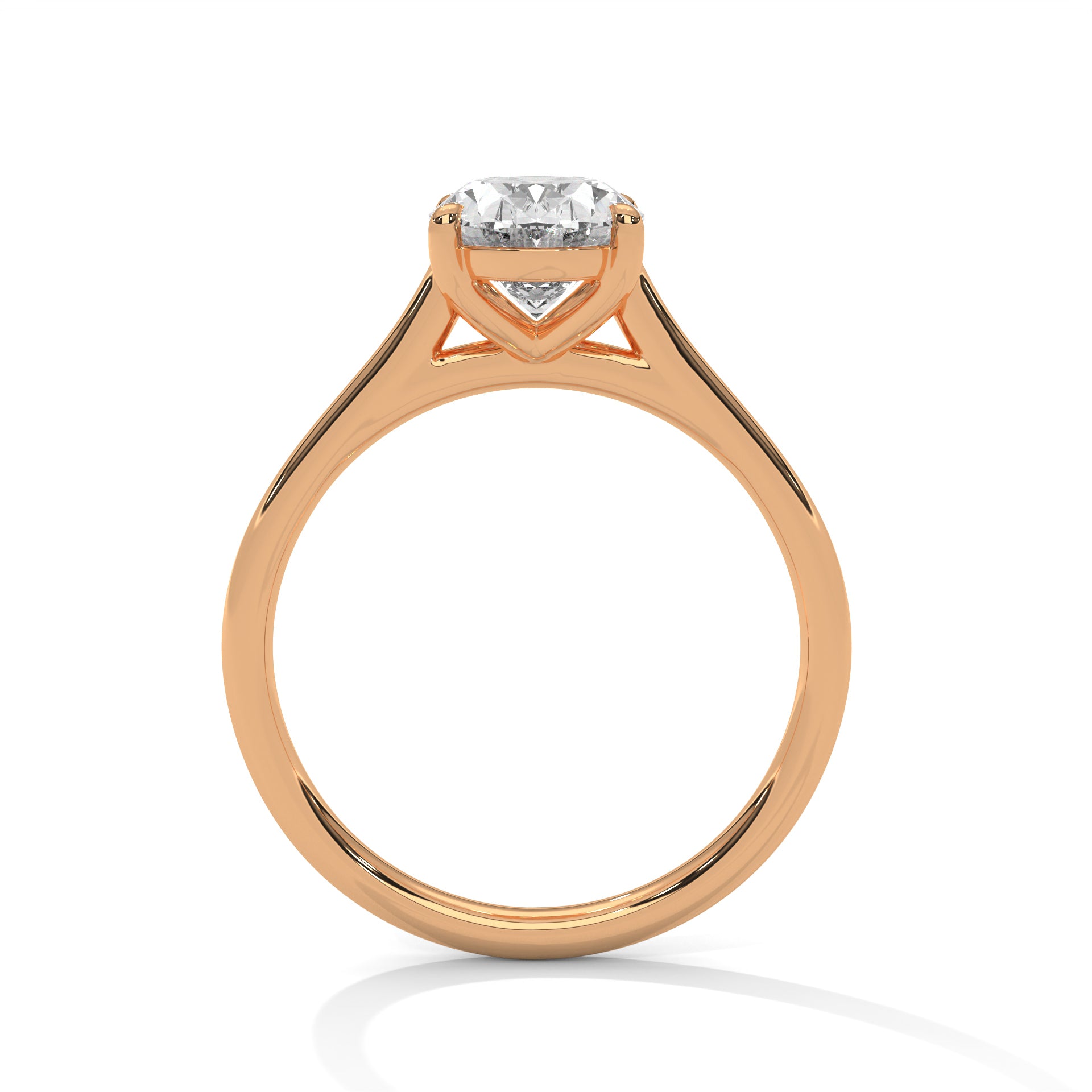 2.00 carat Labgrown Diamond OVAL shape Daily Wear Ring