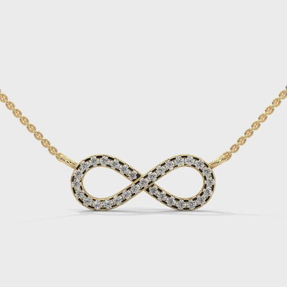 INFINITY DIAMOND PENDANT