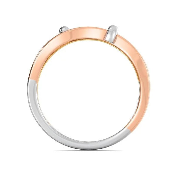 Band Ring with Lab-Grown Diamonds - 14K & 18K Gold Elegant Design