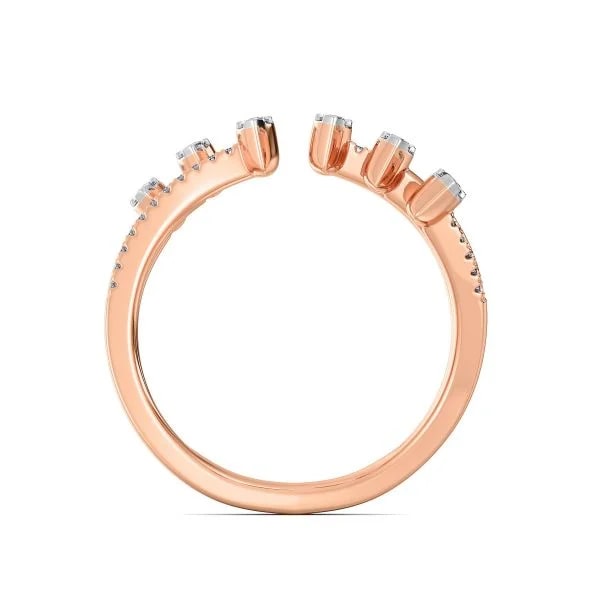 Cocktail Band Ring - 14K & 18K Gold Statement Design