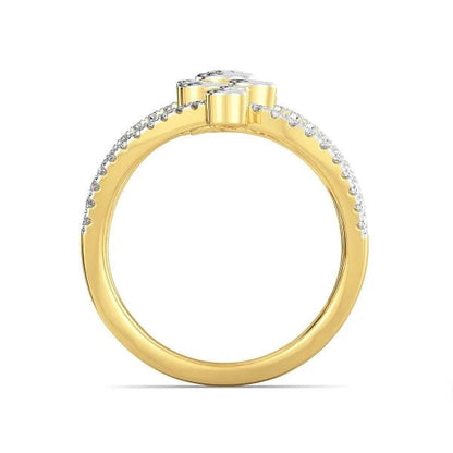 Cocktail Band Ring - 14K & 18K Gold Statement Design